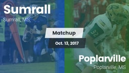 Matchup: Sumrall  vs. Poplarville  2017