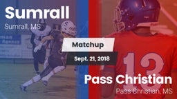 Matchup: Sumrall  vs. Pass Christian  2018