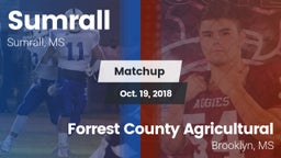 Matchup: Sumrall  vs. Forrest County Agricultural  2018