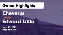 Cheverus  vs Edward Little  Game Highlights - Jan. 15, 2022