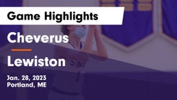Cheverus  vs Lewiston  Game Highlights - Jan. 28, 2023