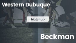 Matchup: Western Dubuque vs. Beckman  2016