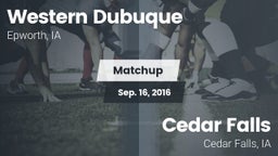 Matchup: Western Dubuque vs. Cedar Falls  2016