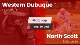 Matchup: Western Dubuque vs. North Scott  2016