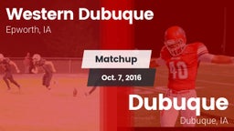 Matchup: Western Dubuque vs. Dubuque  2016