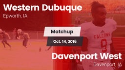 Matchup: Western Dubuque vs. Davenport West  2016