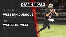 Recap: Western Dubuque  vs. Waterloo West  2016