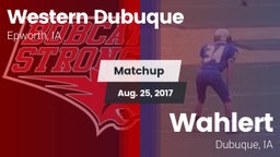 Matchup: Western Dubuque vs. Wahlert  2017
