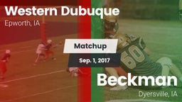 Matchup: Western Dubuque vs. Beckman  2017