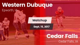 Matchup: Western Dubuque vs. Cedar Falls  2017