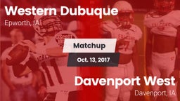 Matchup: Western Dubuque vs. Davenport West  2017