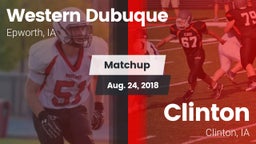 Matchup: Western Dubuque vs. Clinton  2018