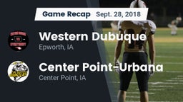 Recap: Western Dubuque  vs. Center Point-Urbana  2018