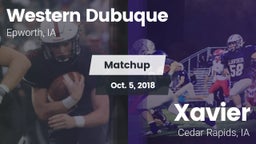 Matchup: Western Dubuque vs. Xavier  2018