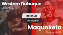 Matchup: Western Dubuque vs. Maquoketa  2018