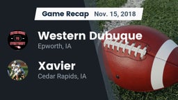 Recap: Western Dubuque  vs. Xavier  2018