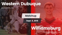 Matchup: Western Dubuque vs. Williamsburg  2019