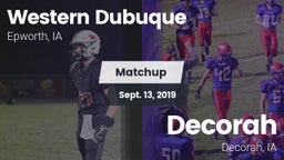 Matchup: Western Dubuque vs. Decorah  2019