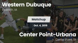 Matchup: Western Dubuque vs. Center Point-Urbana  2019