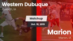 Matchup: Western Dubuque vs. Marion  2019