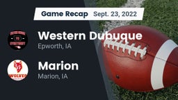 Recap: Western Dubuque  vs. Marion  2022