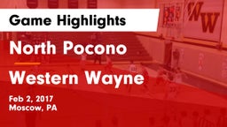 North Pocono  vs Western Wayne  Game Highlights - Feb 2, 2017