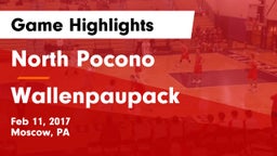 North Pocono  vs Wallenpaupack Game Highlights - Feb 11, 2017
