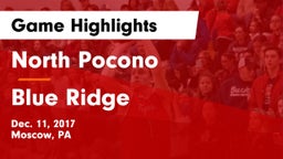 North Pocono  vs Blue Ridge  Game Highlights - Dec. 11, 2017