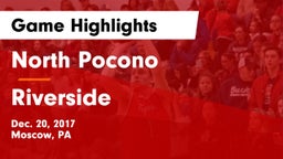 North Pocono  vs Riverside  Game Highlights - Dec. 20, 2017