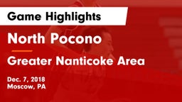 North Pocono  vs Greater Nanticoke Area Game Highlights - Dec. 7, 2018