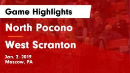 North Pocono  vs West Scranton  Game Highlights - Jan. 2, 2019