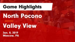 North Pocono  vs Valley View  Game Highlights - Jan. 8, 2019