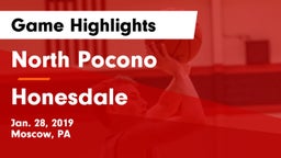 North Pocono  vs Honesdale Game Highlights - Jan. 28, 2019