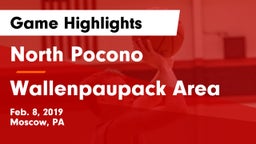 North Pocono  vs Wallenpaupack Area  Game Highlights - Feb. 8, 2019