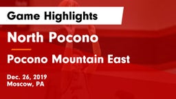 North Pocono  vs Pocono Mountain East  Game Highlights - Dec. 26, 2019