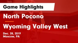 North Pocono  vs Wyoming Valley West  Game Highlights - Dec. 28, 2019