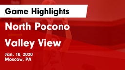 North Pocono  vs Valley View  Game Highlights - Jan. 10, 2020