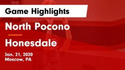 North Pocono  vs Honesdale  Game Highlights - Jan. 21, 2020