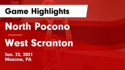 North Pocono  vs West Scranton  Game Highlights - Jan. 22, 2021