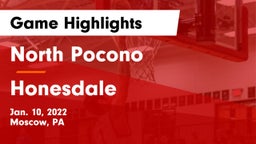 North Pocono  vs Honesdale  Game Highlights - Jan. 10, 2022