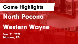 North Pocono  vs Western Wayne  Game Highlights - Jan. 21, 2022