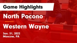 North Pocono  vs Western Wayne  Game Highlights - Jan. 31, 2022