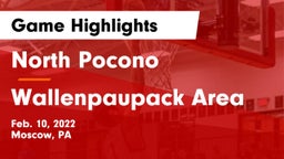North Pocono  vs Wallenpaupack Area  Game Highlights - Feb. 10, 2022