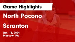 North Pocono  vs Scranton  Game Highlights - Jan. 18, 2024