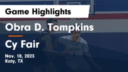 Obra D. Tompkins  vs Cy Fair Game Highlights - Nov. 18, 2023