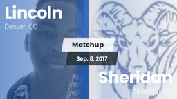 Matchup: Lincoln  vs. Sheridan  2017