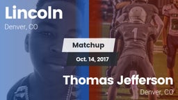 Matchup: Lincoln  vs. Thomas Jefferson  2017