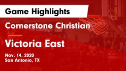 Cornerstone Christian  vs Victoria East  Game Highlights - Nov. 14, 2020