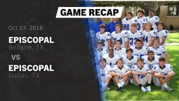 Recap: Episcopal  vs. Episcopal  2016