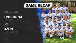 Recap: Episcopal  vs. Ozen  2016